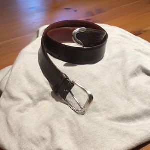 Ralph Lauren Vintage Belt Lizard size 30 Sterling